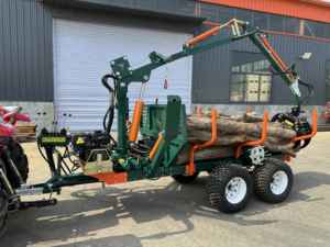 林业机械RT03A拖车2000千克负载能力4.<span class=keywords><strong>2</strong></span>米起重机CE EPA批准的全地形车伐木拖车装载机农场电机 - Product Image 6