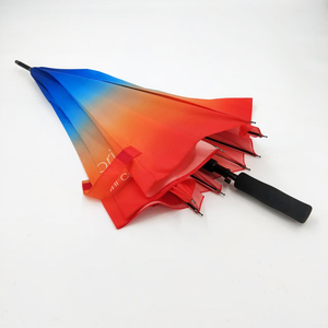 Parapluie de golf coupe-vent en pongé, ouverture automatique, fermeture manuelle, poignée en <span class=keywords><strong>EVA</strong></span>, durable, impression de logo personnalisée, idéal pour cadeau d'affaires, vente en gros - Product Image 2