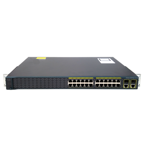 Original Used WS-C2960+24TC-S Catalyst 2960 Plus 24 10/100 + 2 T/SFP LAN Lite Switch