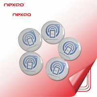 Échantillon gratuit! Contrôle d'accès époxy de haute qualité NFC Tag213 étiquette intelligente ISO14443A C NFC autocollant époxy étiquette époxy