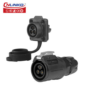 Cnlinko LP16 3-контактный разъем ip68 пластиковый проводной винт круговой водонепроницаемый авиационный Разъем 3-контактный Электрический проводной разъем - Product Image 3