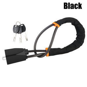 Antivol de <span class=keywords><strong>volant</strong></span> en U Sinodiving avec câble en acier rétractable et fonction <span class=keywords><strong>alarme</strong></span>, longueur 80 cm, compatible voitures/camions/SUV 3 - Product Image 2
