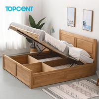 Cadre de lit mural robuste en fer Topcent avec mécanisme de levage pour espace caché dans la chambre
