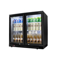 350L Mini Bar Boissons Réfrigérateur Bouteille Refroidisseur Réfrigérateur et Bière Congélateur Retour Bar Refroidisseur pour Comptoir