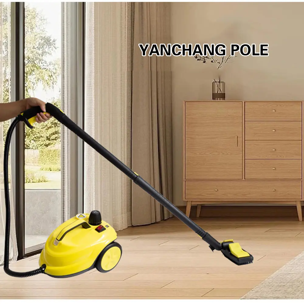 2L Capacity Commercial Steam Cleaner for Cars Interior 5 bar Steam Cleaning Machine 2000w