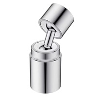 Robinet tout en cuivre avec rallonge pivotante universelle, aérateur de luxe léger, minimalisme moderne, adaptateur sanitaire anti-éclaboussures