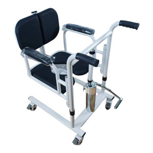 Yüksek Kaliteli Hasta Transfer Sandalyesi Yüksekliği Ayarlanabilir Hasta Yaşlı Bakım Sandalyesi Engelli Yaşlı Transfer Sandalyesi Tuvaletli - Product Image 2