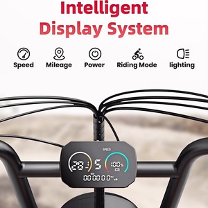 Bicicleta Eléctrica H9 al por Mayor de Europa y Estados Unidos, 48V V8, Cuadro de Acero, Neumático Grueso, Batería de 15ah, Motor en el Buje Delantero - Product Image 3