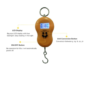 BSCI Küçük Boy Elektronik Dijital Bagaj Tartısı 50kg Fabrika Ucuz Fiyat - Product Image 5
