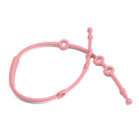 Sangles de sécurité réglables pour jouets de biberon, chaînes de sucette en silicone extensibles