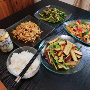 Peralatan Makan Kaca Kristal Jernih, Piring Kaca Minimalis, Piring Sajian Salad Buah - Product Image 6