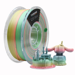 Filament PLA brillant OEM d'usine, couleur arc-en-ciel, matériau d'impression plastique PLA, 1,75 mm, fournitures d'impression - Product Image 2