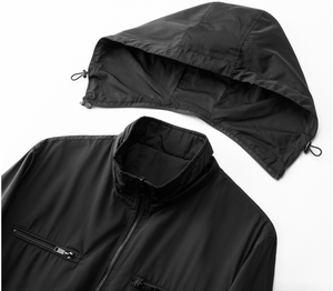 QFZ563 - Veste pour <span class=keywords><strong>homme</strong></span> <span class=keywords><strong>de</strong></span> qualité supérieure, design personnalisé, vêtements d'extérieur printemps-automne, logo imprimé, imperméable, détachable - Product Image 6