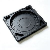 Plateau en plastique antistatique ESD pour composants électroniques, plateau de stockage, plateau de manutention, plateau d'emballage thermoformé sur mesure