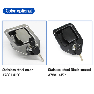 Kích Thước Nhỏ Thép Không Gỉ Máy Phát Điện Tán Kim Loại Cửa Khóa Rv Xe Tải Cửa Hộp Công Cụ Mái Chèo Chốt Khóa Cho Van Xe Tải Các Bộ Phận Cơ Thể - Product Image 6