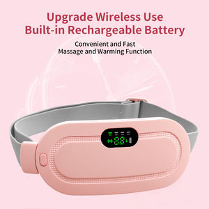 Ceinture de massage vibrante chauffante sans fil pour soulager les douleurs menstruelles chez la femme - Product Image 2