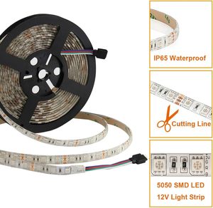 <b>Smart</b> RGB LED Strip <b>Light</b> 5V USB Remote Controlled 5050 2835 IP20 Rated Flexible App Control Decor 5M Length Hot - Product Image 2