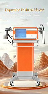 Masseur à impulsions orange chauffant avec fonction pétrissante, écran tactile, équipement de soin corporel pour salon - Product Image 2