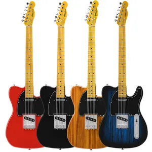 OEM Guitars Nhạc Cụ Điện Giá Rẻ Tùy Chỉnh TL Phong Cách 6 Strings Guitar Điện Điện Cho Người Mới Bắt Đầu/Sinh Viên Guitar