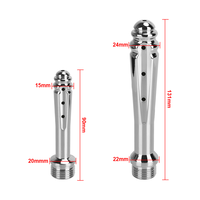 SM Sex Tools pour Couples, irrigateur Anal en métal, nettoyage du lavement Anal, Douche, buse de Douche, lavage Vaginal