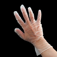 Gants d'examen jetables en PVC de qualité alimentaire, transparents, sans poudre, de protection BLUEWORTH JZL-PVC pour l'élevage de porcs, bovins et ovins