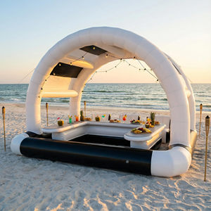 Plataforma Flotante Inflable de Grado Comercial para Bar/Piscina, Bar Flotante Inflable con Toldo para Fiestas en la Playa, Alquiler de Yates <span class=keywords><strong>y</strong></span> Piscinas - Product Image 5