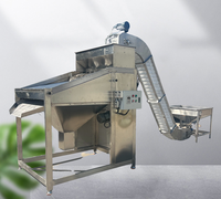 Machine de tri multifonctionnelle motorisée et contrôlée par PLC pour noix, graines de soja, amandes, noix de cajou, avec convoyeur de calibrage de fruits secs 2.2KW