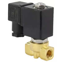 Vanne solénoïde DNOVA en laiton PTFE DN15-50 10bar 24V NC 180° ° Raccords filetés NPT/BSP