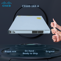 Switches Cisco Catalyst C9500-16X-A Nuevos de Fábrica, 16 Puertos PoE Advantage, 4 Uplinks Gigabit SFP, Función SNMP, C9500-16X-A