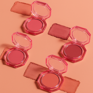 <span class=keywords><strong>Palette</strong></span> de poudre libre compacte en plastique vide de forme hexagonale personnalisée avec logo couleur portable de 10 g - Product Image 3