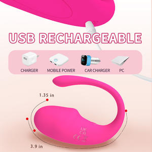 App Afstandsbediening Vibrator Liefde Ei Draagbare Kegel Bal Jump Ei Vibrator Seksspeeltje Voor Vrouwen - Product Image 4