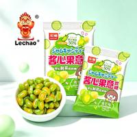 Bonbons gélifiés à la mangue verte pelables Lechao, bonbons gélifiés moelleux et juteux, étiquette privée OEM pour enfants