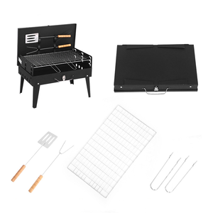 <span class=keywords><strong>Barbecue</strong></span> portable léger en acier inoxydable pliable, réchaud de table pliable pour le camping en plein air - Product Image 4