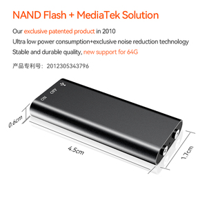 <span class=keywords><strong>Enregistreur</strong></span> <span class=keywords><strong>vocal</strong></span> numérique ultra-mini X2 SK892, réduction <span class=keywords><strong>de</strong></span> bruit HD, <span class=keywords><strong>enregistreur</strong></span> <span class=keywords><strong>de</strong></span> <span class=keywords><strong>poche</strong></span> portable activé par la voix pour réunion, conférence, interview - Product Image 3