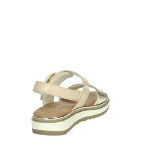 Sandali bassi da donna Marco Tozzi 2-28501-44 Sandali piatti dorati - Product Image 3