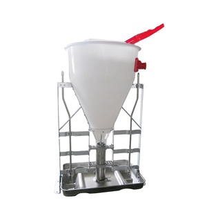 Nuovo Miglior Prezzo HENGYIN <span class=keywords><strong>HYG</strong></span> F01 Mangiatoia Automatica Intelligente in Plastica Bianca 65KG 100KG 140KG per Alimenti Secchi e Umidi Lunga Durata per Suini - Product Image 4