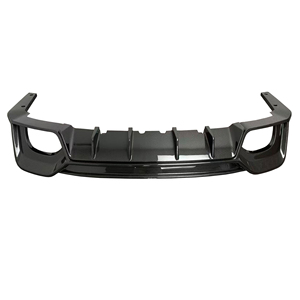 Diffuseur arrière en fibre de carbone sèche style PT pour Audi RS6 C8 2008-2010, nouveau, finition brillante, tissage sergé, mise sous vide - Product Image 1