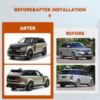 Kit de Carrocería Exterior Estilo M para Land Rover Range Rover Executive Edition 2022+, Piezas de Auto de Fibra de Carbono Seca, Modificación de Vehículos