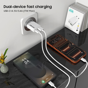 <span class=keywords><strong>Cargador</strong></span> KC GaN de 25 W, Tipo C, <span class=keywords><strong>Carga</strong></span> Rápida para Teléfonos Móviles, Adaptador de <span class=keywords><strong>Cargador</strong></span> Universal de Pared, <span class=keywords><strong>Cargador</strong></span> USB C de 25 W para <span class=keywords><strong>iPhone</strong></span> y Samsung - Product Image 3