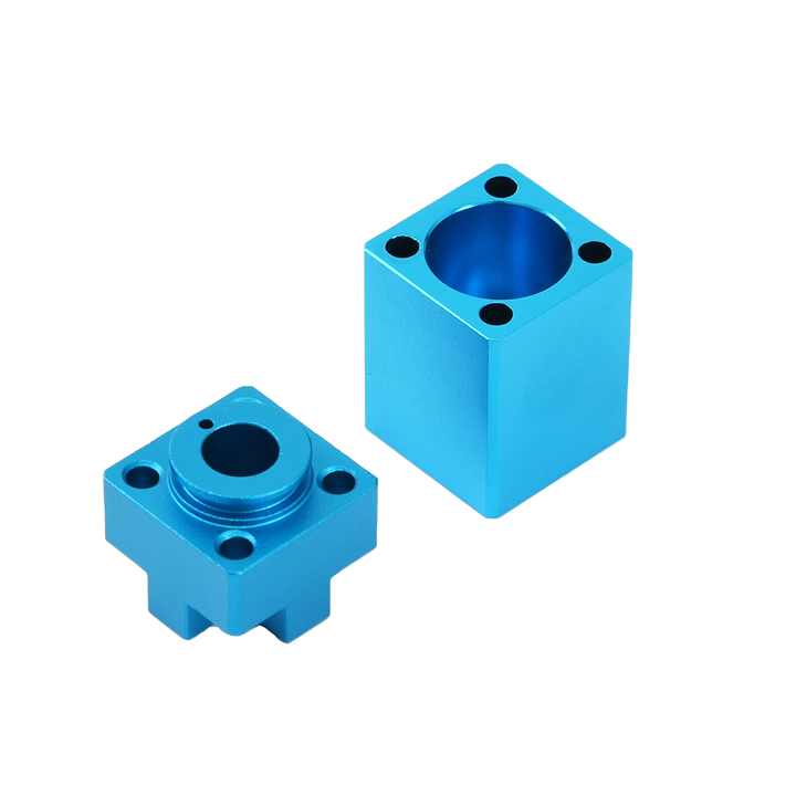 OEM ODM CNC Lathe Milling Turning Machining Customization Services Blue