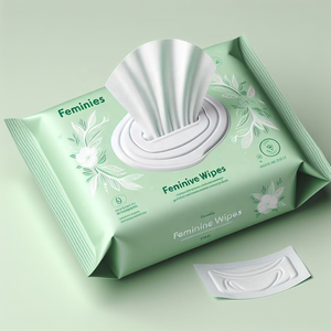 <span class=keywords><strong>Bambou</strong></span> organique biodégradable compostable non parfumé Hygiène intime féminine déodorant <span class=keywords><strong>lingettes</strong></span> humides pour femmes - Product Image 4