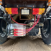 Heißer Verkauf: 1-Tonnen Mini-Raupendumper, Elektrischer Untertage-Lader für den Goldabbau mit Trockenbatterie – Peru-Agent