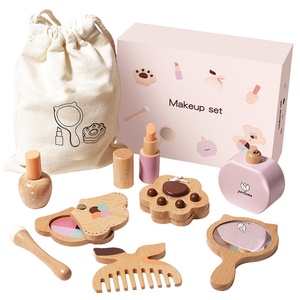 Set <span class=keywords><strong>de</strong></span> Maquillaje <span class=keywords><strong>de</strong></span> <span class=keywords><strong>Madera</strong></span> <span class=keywords><strong>para</strong></span> Niñas, Juego <span class=keywords><strong>de</strong></span> Simulación Transfronterizo con Mesa <span class=keywords><strong>de</strong></span> Tocador y Bolsa <span class=keywords><strong>de</strong></span> Maquillaje <span class=keywords><strong>para</strong></span> Educación Temprana Infantil - Product Image 6