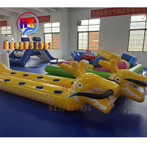 Jeu de <span class=keywords><strong>bateau</strong></span> dragon gonflable de jeu de construction d'équipe extérieure pour le dragon gonflable durable <span class=keywords><strong>adulte</strong></span> - Product Image 3