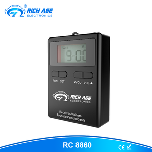 Sistema <span class=keywords><strong>de</strong></span> Guía Turística Portátil Inalámbrico UHF <span class=keywords><strong>de</strong></span> 860-870 MHz con 20 Canales y Alcance <span class=keywords><strong>de</strong></span> hasta 200 m para Museos y Agencias <span class=keywords><strong>de</strong></span> Viajes - Product Image 5