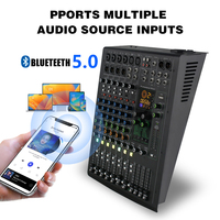 MDF16 Table de mixage professionnelle audio numérique 16 canaux pour DJ avec 99 effets de réverbération intégrés Connectivité USB Système de sonorisation le plus vendu