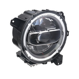 Feux de croisement LED OEM Plug & Play pour <span class=keywords><strong>Wrangler</strong></span> JL <span class=keywords><strong>2018</strong></span>+ <span class=keywords><strong>Prix</strong></span> inférieur avec halo bleu Faisceau haut et bas État neuf - Product Image 1