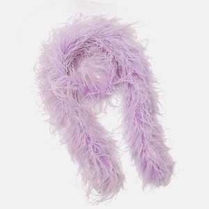 5 plis 10-15 cm <span class=keywords><strong>plume</strong></span> d'autruche Boa écharpe <span class=keywords><strong>plume</strong></span> pour fête mariage mode robes vêtements Costumes décoration noël - Product Image 4