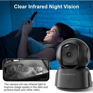 GOLSPARK 2K Indoor PTZ <b>Camera</b> With Motion Tracking For Home <b>Security</b> And Pet Monitoring - Product Image 3