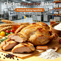 Poudre concentrée aromatisée au poulet rôti pour la pâtisserie, assaisonnement pour snacks savoureux et aliments soufflés
